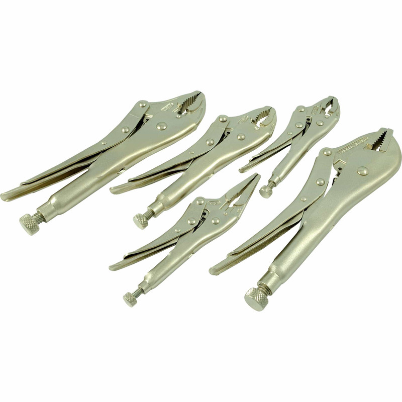 Locking Plier Set, 5pc